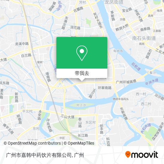 广州市嘉韩中药饮片有限公司地图