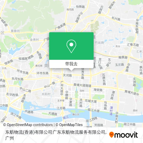 东舫物流(香港)有限公司广东东舫物流服务有限公司地图