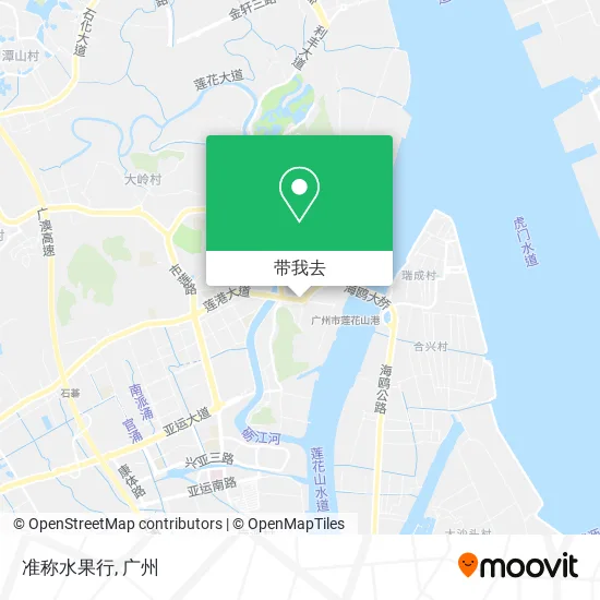 准称水果行地图