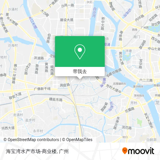 海宝湾水产市场-商业楼地图