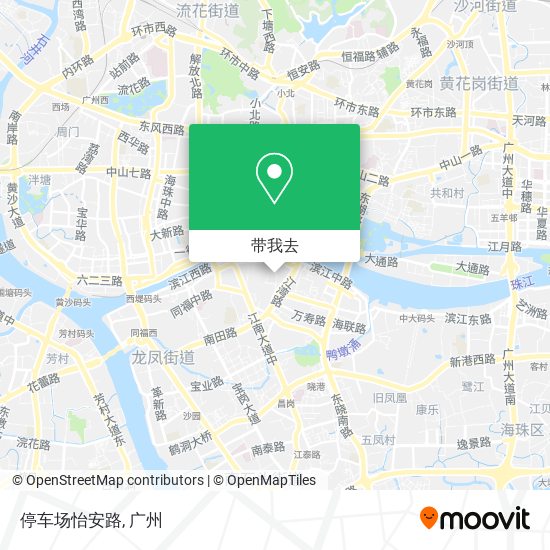 停车场怡安路地图