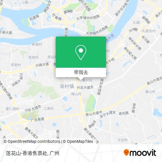 莲花山-香港售票处地图