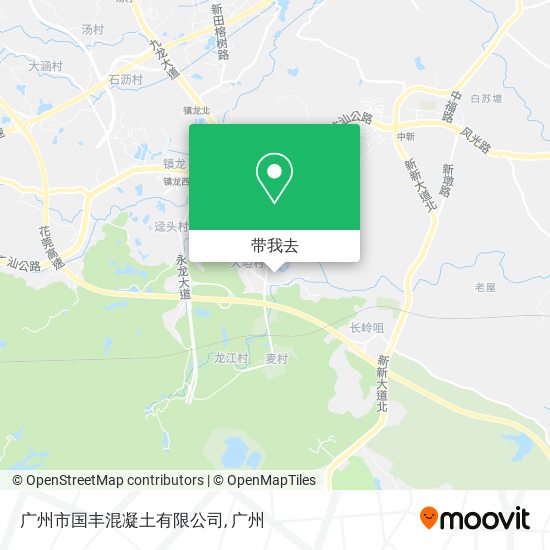 广州市国丰混凝土有限公司地图