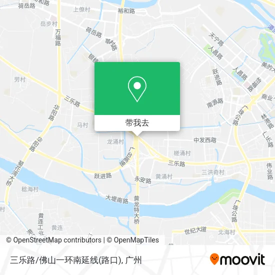 三乐路/佛山一环南延线(路口)地图
