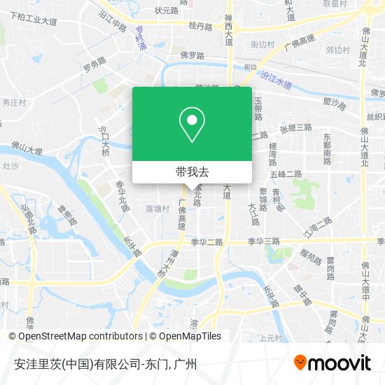 安洼里茨(中国)有限公司-东门地图