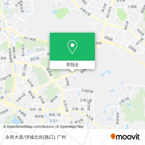 永和大道/洋城北街(路口)地图