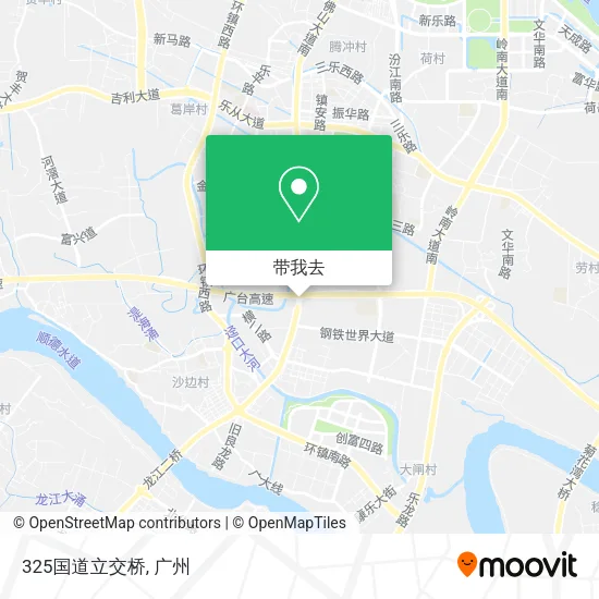 325国道立交桥地图