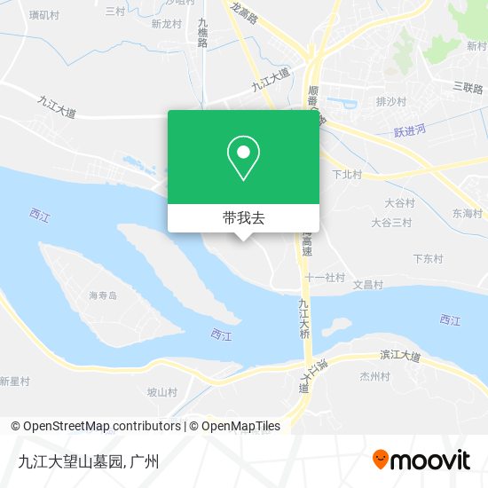 九江大望山墓园地图