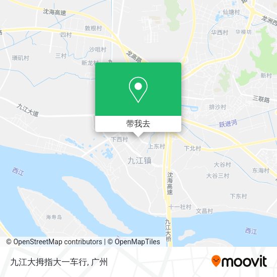 九江大拇指大一车行地图