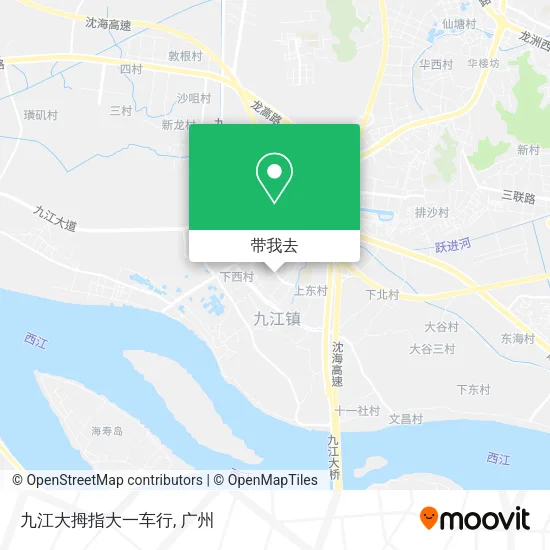 九江大拇指大一车行地图