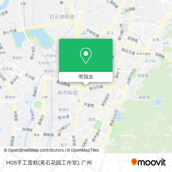 HOS手工蛋糕(黄石花园工作室)地图