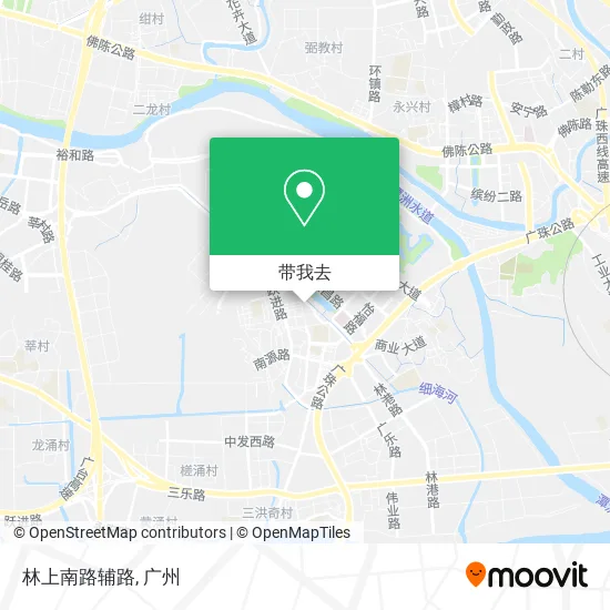 林上南路辅路地图