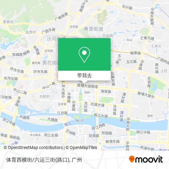 体育西横街/六运三街(路口)地图
