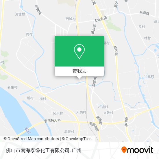 佛山市南海泰绿化工有限公司地图