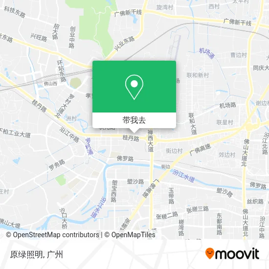 原绿照明地图