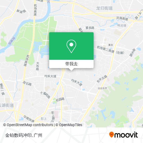 金铂数码冲印地图