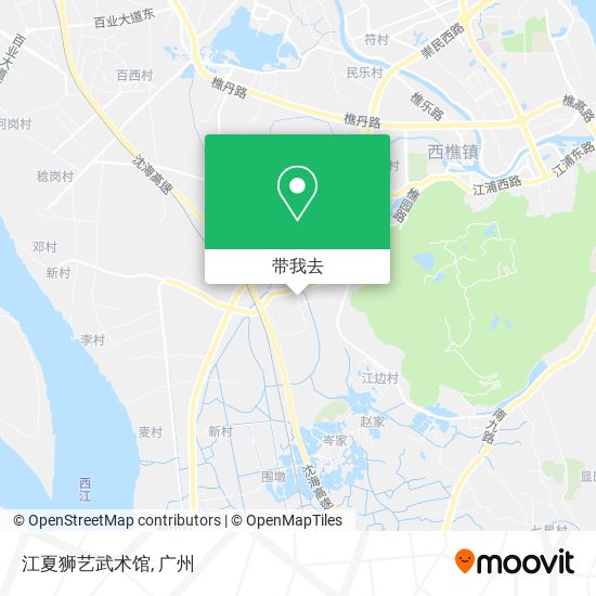 江夏狮艺武术馆地图