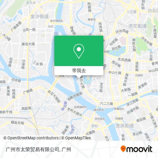广州市太荣贸易有限公司地图