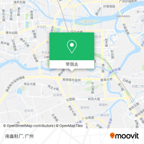 南鑫鞋厂地图