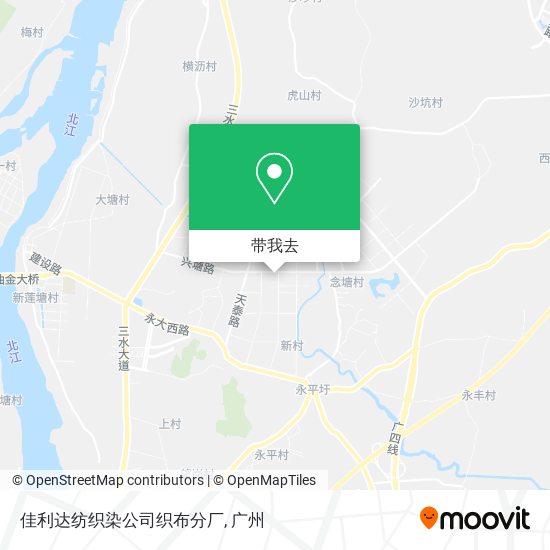 佳利达纺织染公司织布分厂地图