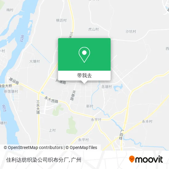 佳利达纺织染公司织布分厂地图