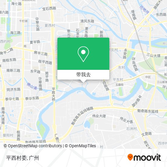平西村委地图