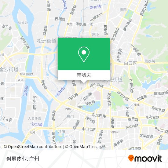 创展皮业地图