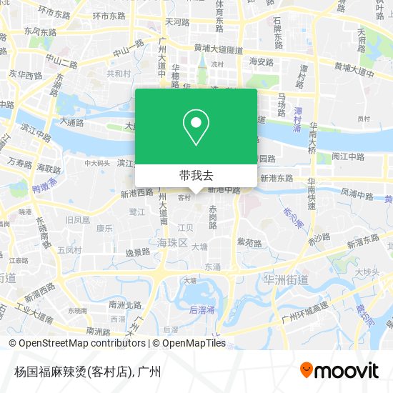 杨国福麻辣烫(客村店)地图