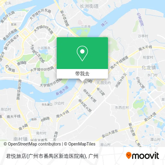 君悦旅店(广州市番禺区新造医院南)地图