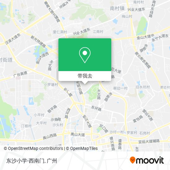 东沙小学-西南门地图