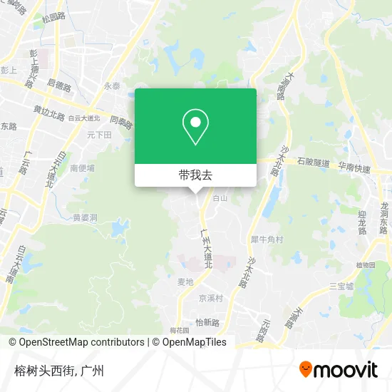 榕树头西街地图