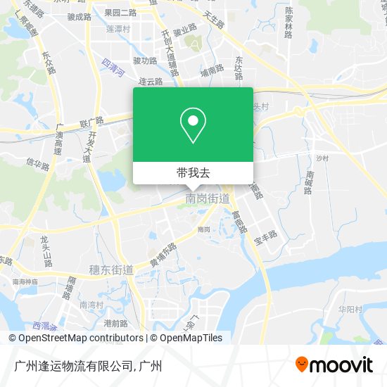 广州逢运物流有限公司地图