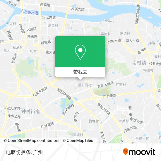 电脑切捆条地图