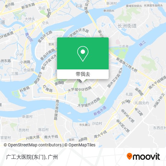 广工大医院(东门)地图