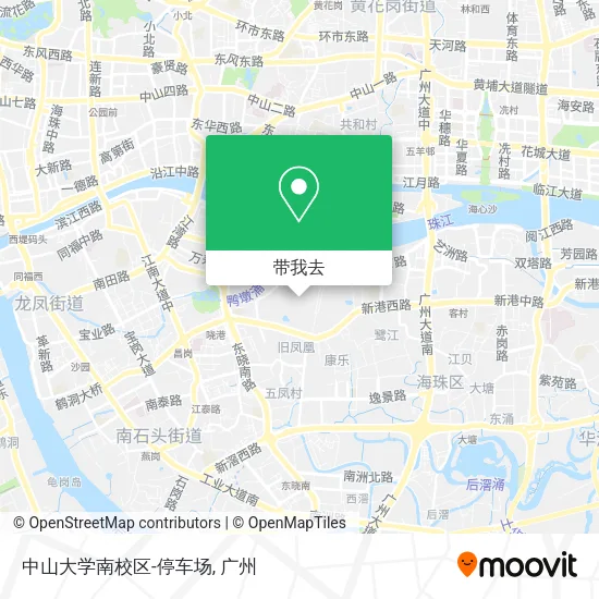 中山大学南校区-停车场地图