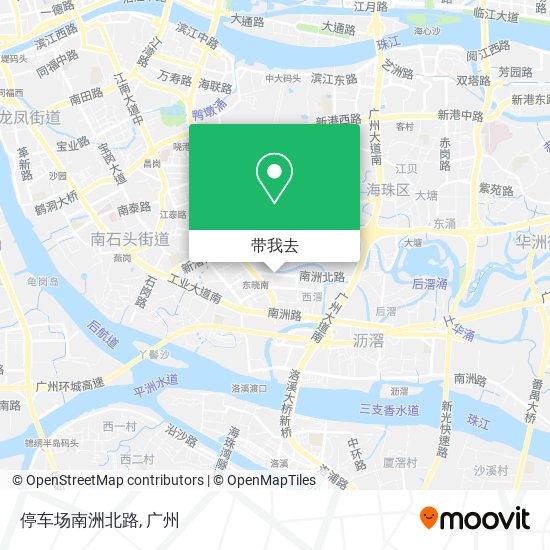 停车场南洲北路地图