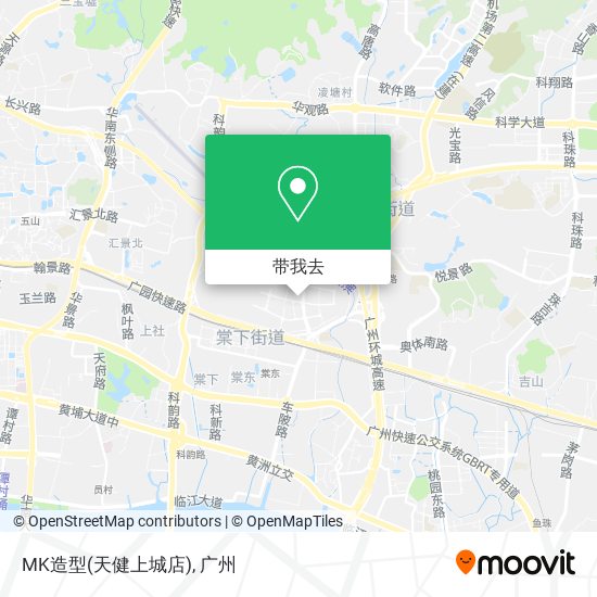 MK造型(天健上城店)地图