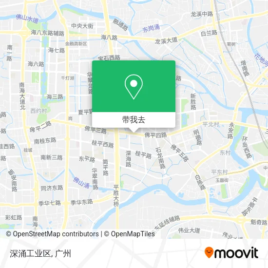 深涌工业区地图