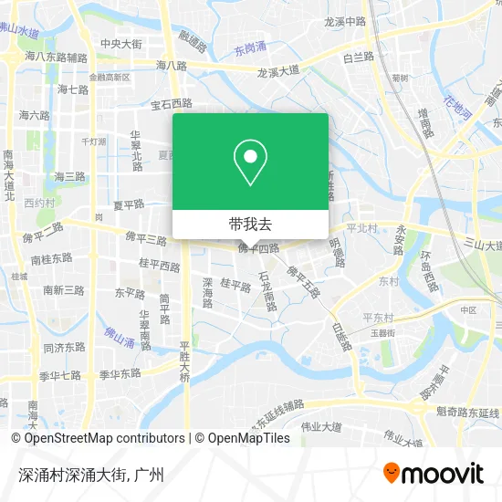深涌村深涌大街地图
