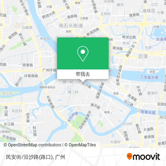 民安街/沿沙路(路口)地图
