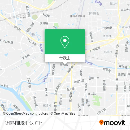 听雨轩批发中心地图