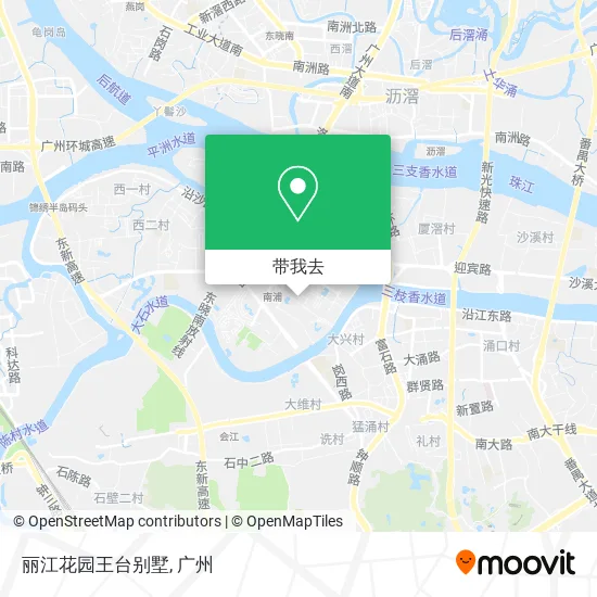 丽江花园王台别墅地图