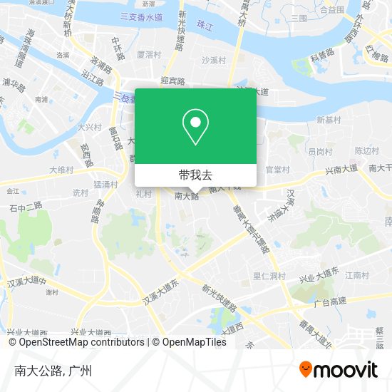 南大公路地图