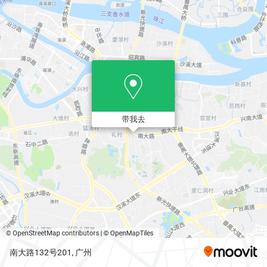 南大路132号201地图