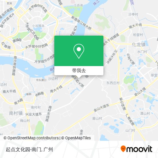 起点文化园-南门地图
