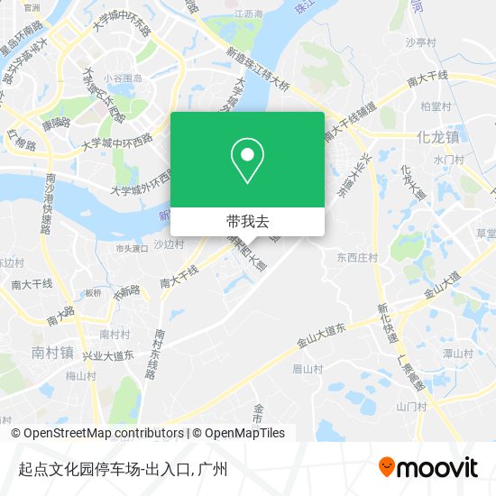 起点文化园停车场-出入口地图