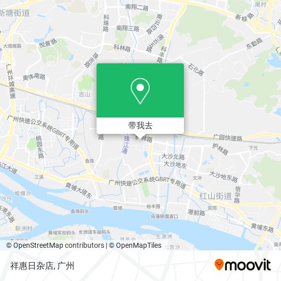 祥惠日杂店地图