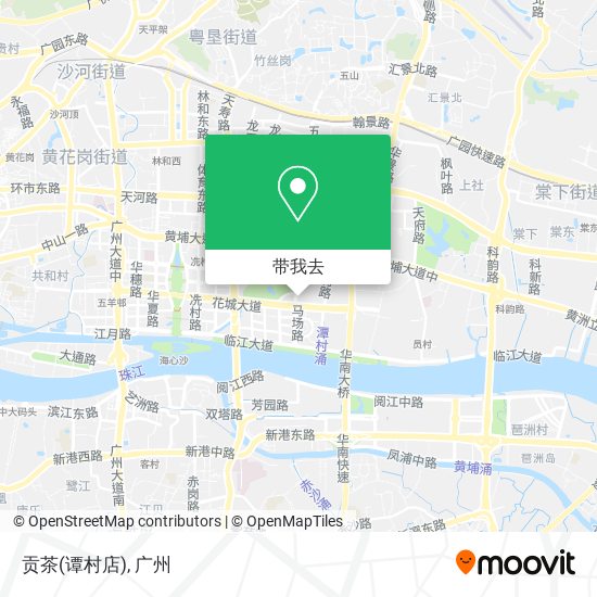 贡茶(谭村店)地图