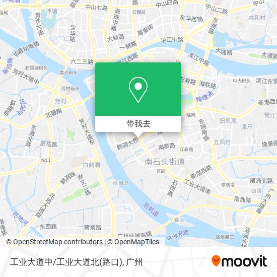 工业大道中/工业大道北(路口)地图