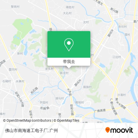 佛山市南海速工电子厂地图